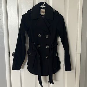 Black Hydraulic peacoat size xs